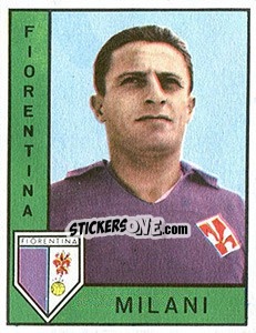 Sticker Aurelio Milani - Calciatori 1962-1963 - Panini