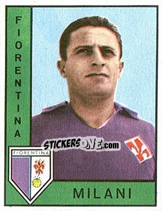 Sticker Aurelio Milani - Calciatori 1962-1963 n. 60 - Panini