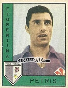 Sticker Gianfranco Petris - Calciatori 1962-1963 n. 61 - Panini