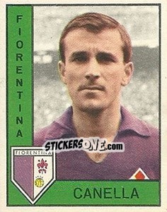 Sticker Francesco Canella - Calciatori 1962-1963 - Panini