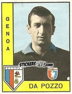 Sticker Mario Da Pozzo - Calciatori 1962-1963 n. 68 - Panini