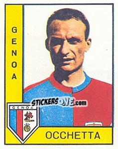 Sticker Vincenzo Occhetta - Calciatori 1962-1963 - Panini