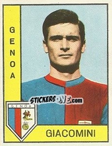 Figurina Massimo Giacommi - Calciatori 1962-1963 - Panini