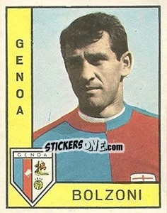 Sticker Giovanni Bolzoni - Calciatori 1962-1963 n. 75 - Panini