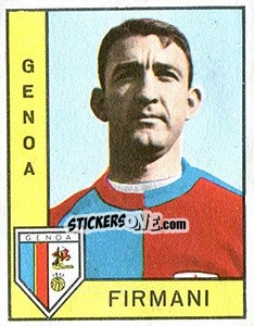 Sticker Eddie Firmani - Calciatori 1962-1963 n. 76 - Panini
