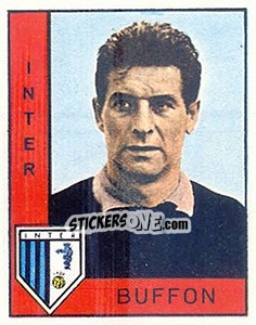 Sticker Lorenzo Buffon - Calciatori 1962-1963 n. 84 - Panini