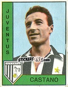 Sticker Ernesto Castano - Calciatori 1962-1963 - Panini