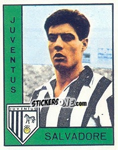 Sticker Sandro Salvadore - Calciatori 1962-1963 n. 101 - Panini