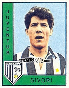 Sticker Omar Sivori - Calciatori 1962-1963 n. 106 - Panini