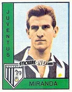 Sticker Armando Miranda - Calciatori 1962-1963 n. 108 - Panini