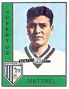 Cromo Carlo Mattrel - Calciatori 1962-1963 - Panini