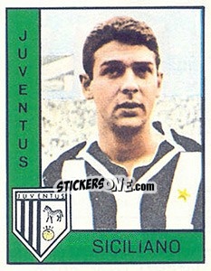 Figurina Bruno Siciliano - Calciatori 1962-1963 - Panini