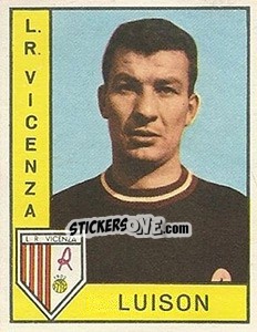 Sticker Franco Luison - Calciatori 1962-1963 - Panini