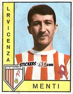 Sticker Luigi Menti - Calciatori 1962-1963 n. 121 - Panini