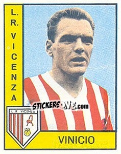 Sticker Luis De Menezes Vinicio - Calciatori 1962-1963 n. 124 - Panini