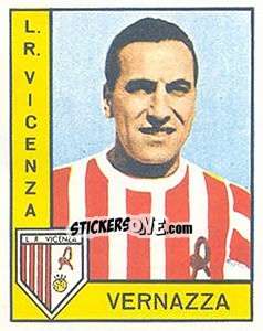 Sticker Giulio Vernazza - Calciatori 1962-1963 - Panini