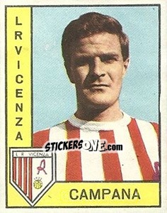 Cromo Sergio Campana - Calciatori 1962-1963 - Panini