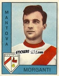 Cromo Carlo Morganti - Calciatori 1962-1963 - Panini