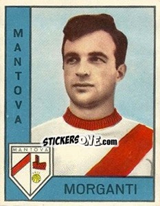 Sticker Carlo Morganti - Calciatori 1962-1963 n. 131 - Panini