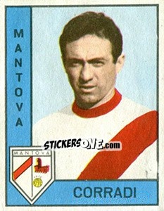 Figurina Giuseppe Corradi - Calciatori 1962-1963 - Panini