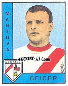 Figurina Rolf Geiger - Calciatori 1962-1963 - Panini