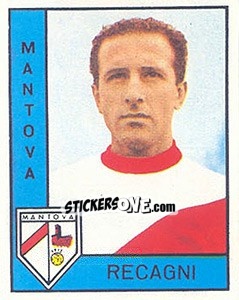 Sticker Ettore Recagni - Calciatori 1962-1963 - Panini