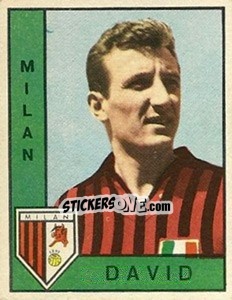 Cromo Mario David - Calciatori 1962-1963 - Panini