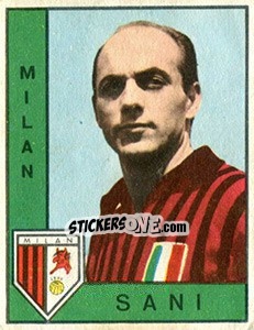 Sticker Dino Sani - Calciatori 1962-1963 - Panini