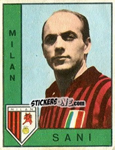 Sticker Dino Sani - Calciatori 1962-1963 n. 153 - Panini