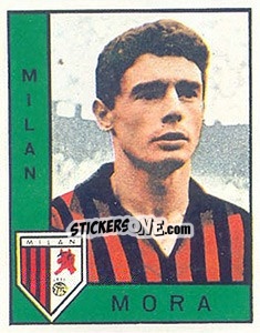 Sticker Bruno Mora - Calciatori 1962-1963 n. 155 - Panini