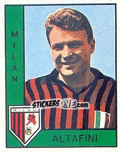 Figurina Giuseppe Altafini - Calciatori 1962-1963 - Panini