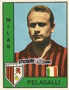 Sticker Ambrogio Pelagalli - Calciatori 1962-1963 n. 158 - Panini
