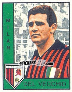 Sticker Emanuele Del Vecchio - Calciatori 1962-1963 - Panini