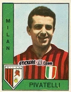 Sticker Gino Pivatelli - Calciatori 1962-1963 - Panini