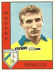 Sticker Giuseppe Baruccio - Calciatori 1962-1963 n. 163 - Panini