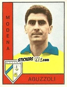 Sticker Francesco Aguzzoli - Calciatori 1962-1963 n. 167 - Panini