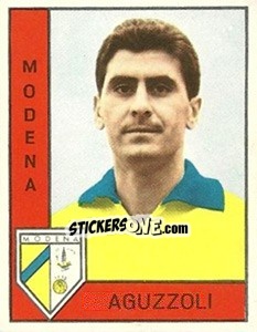 Cromo Francesco Aguzzoli - Calciatori 1962-1963 - Panini