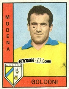Sticker Gianni Goldoni - Calciatori 1962-1963 n. 168 - Panini