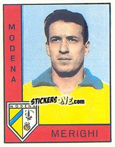 Figurina Rubens Merighi - Calciatori 1962-1963 - Panini