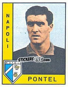 Figurina Walter Pontel - Calciatori 1962-1963 - Panini