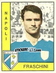 Sticker Achille Fraschini - Calciatori 1962-1963 n. 186 - Panini
