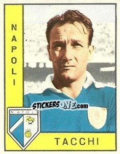 Sticker Juan Carlos Tacchi - Calciatori 1962-1963 - Panini