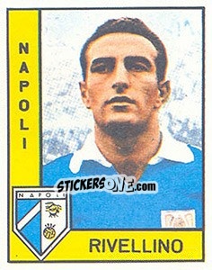 Sticker Rosario Rivellino - Calciatori 1962-1963 n. 190 - Panini