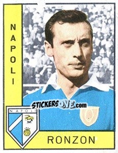Cromo Pierluigi Ronzon - Calciatori 1962-1963 - Panini