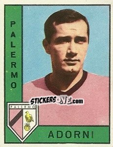 Sticker Pietro Adorni - Calciatori 1962-1963 - Panini