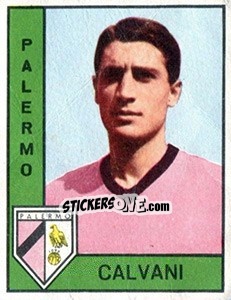 Sticker Vittorio Calvani - Calciatori 1962-1963 n. 197 - Panini