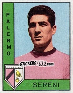 Cromo Giorgio Sereni - Calciatori 1962-1963 - Panini