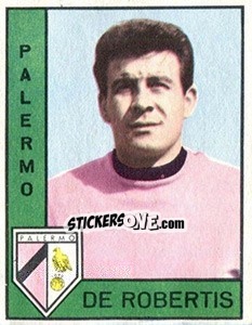 Sticker Luigi De Robertis - Calciatori 1962-1963 n. 203 - Panini