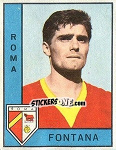 Sticker Alfio Fontana - Calciatori 1962-1963 n. 211 - Panini