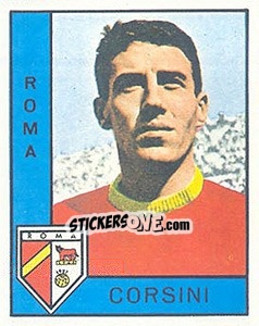 Sticker Giulio Corsini - Calciatori 1962-1963 n. 213 - Panini